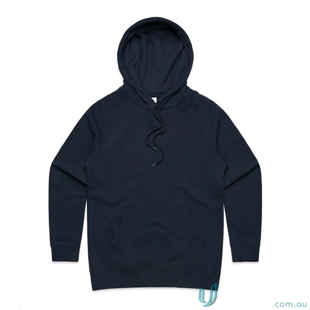 Navy blue hoodie from AS Womens Supply Hoodie, super comfortable for casual uniforms
