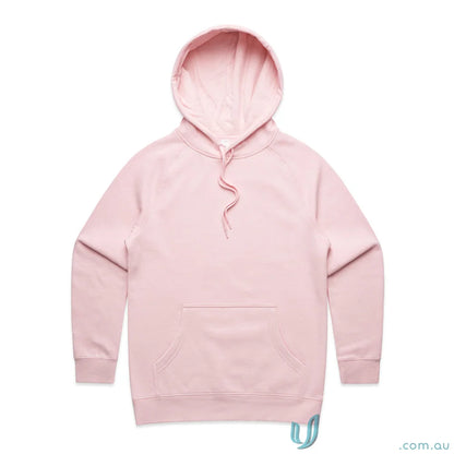 Pink hooded sweatshirt from AS Womens Supply Hoodie, super comfortable for uniforms