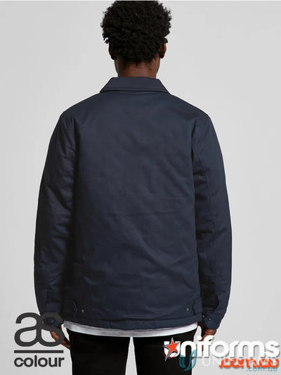 Navy blue coach jacket from AS Work Jacket, perfect for workwear and uniforms