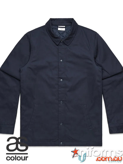 Navy button-up jacket from AS Work Jacket, perfect for workwear and uniforms