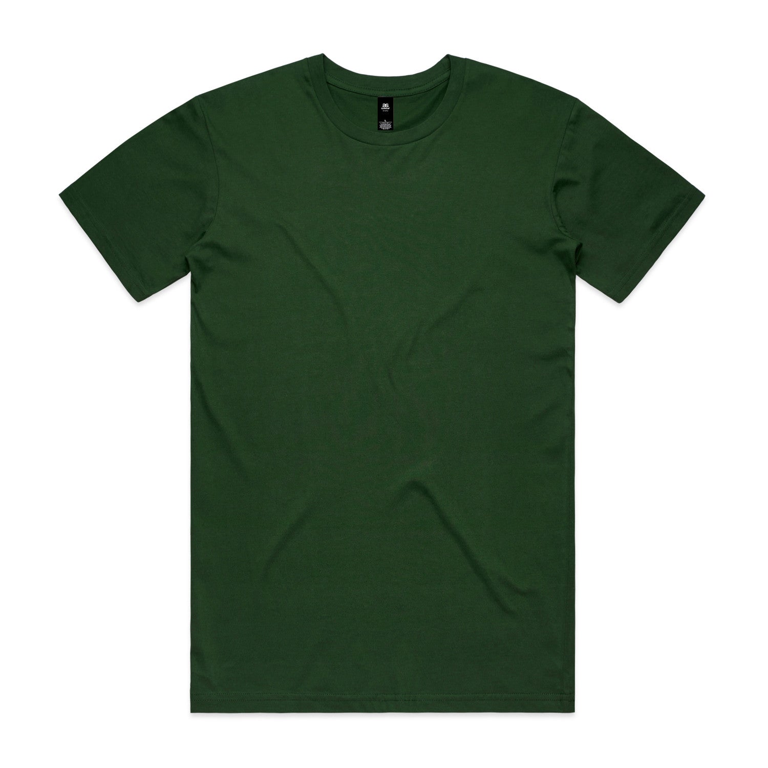 Dark green Atlan (DTF) planett staple tee, short-sleeve crew neck front
