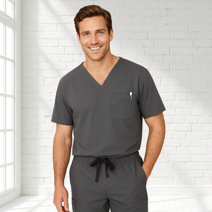 Mens Avery V-Neck Scrub Top - Scrubs