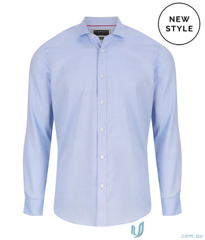 Light blue long-sleeved Balmoral Royal Oxford Shirt for casual or office wear