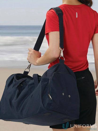 Navy blue Winning Spirit Basic sports bag with detachable shoulder strap B2000 Basic Sports