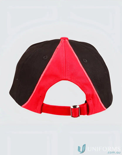 Black and red Baseball Cap from Bathurst Cap, perfect for Spider Cap uniforms