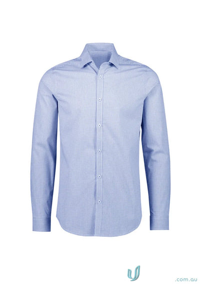 Light blue Long Sleeve Shirt from Beaumaris Tailored collection Bristol all about that perfect blend