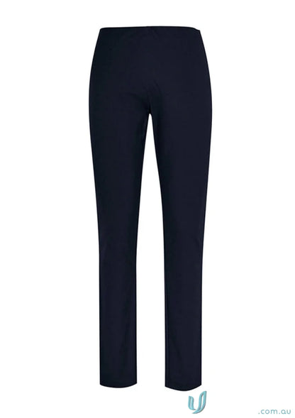 Navy blue straight-leg Bella Ladies Pant from Biz Collection Bella for a stylish look