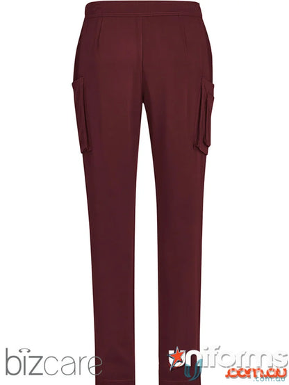Maroon Avery Straight Leg Scrub Pant from Biz Care Men’s collection