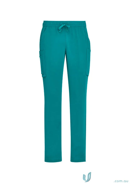 Teal Avery Straight Leg Scrub Pant from Biz Care Men’s for comfortable workwear