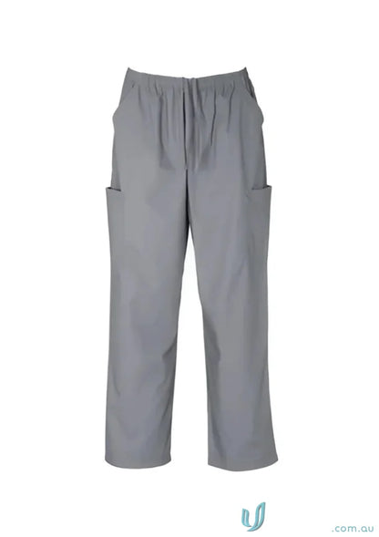 Gray drawstring unisex cargo scrub pant from Biz Classic Scrub Pant h10610 Biz Collection