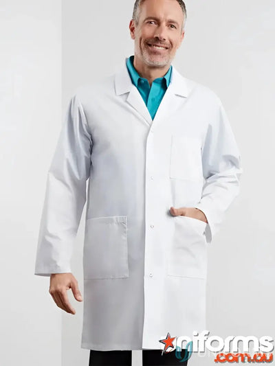 White lab coat made of natural stretch fabric from Biz Collection Lab h132ml