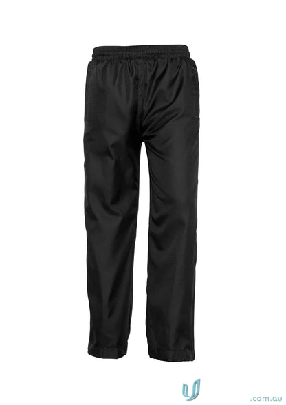 Black Biz Collection Unisex Flash Pant TP3160 with elastic waistband for comfy style