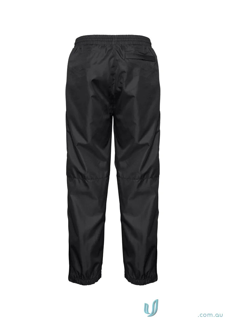 Black Biz Collection unisex flash pant TP3160 with elastic waistband and cuffs