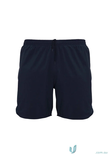 Navy blue Biz Collection Kids Tactic Shorts with no-twist elastic waist and 4-way stretch fabric