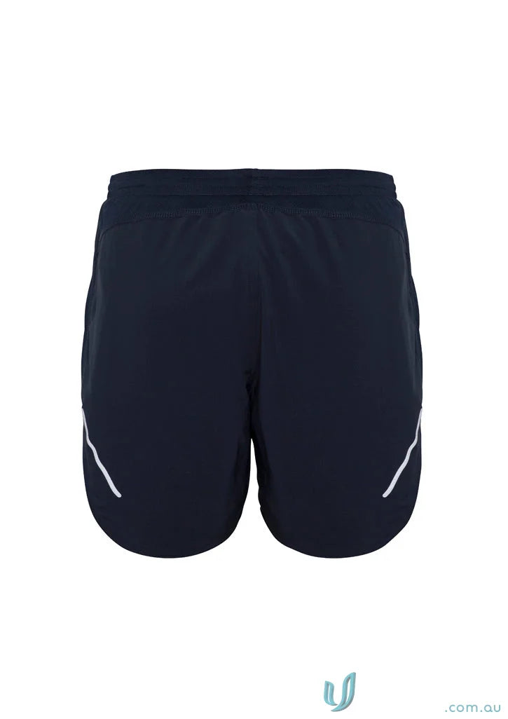 Navy blue Biz Collection Kids Tactic Shorts with no-twist elastic waist and 4-way stretch fabric