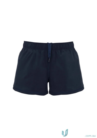 Navy blue swim trunks from Biz Collection Womens Tactic Shorts St512l collection