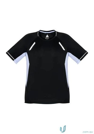 Black and white athletic T-shirt from Biz Collection Renegade, Renegade Short Sleeve, Biz Cool™