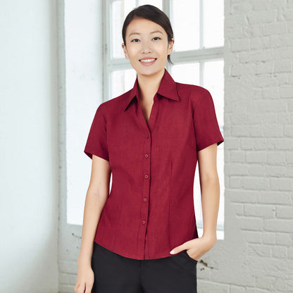 Biz Ladies Plain Oasis SS Shirt - shirts