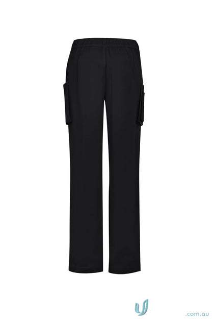 Black cargo pants from Bizcare Avery Straight Leg Scrub Pant CSP944LL product