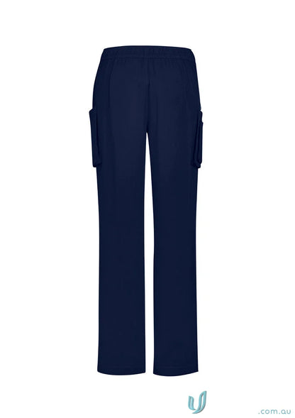Navy blue Bizcare Avery Straight Leg Scrub Pant CSP944LL for comfortable work wear