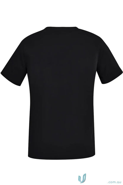 Black short-sleeved Avery V-Neck Scrub Top perfect for all-day comfort in womens Avery style