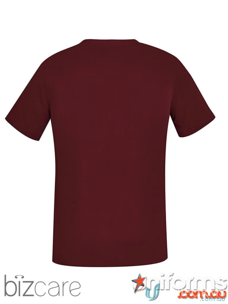 Maroon Avery V-Neck Scrub Top for women with all-day comfort style