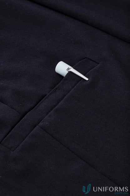 Dark fabric with white golf tee on Bizcare Women’s Comfort Waist Cargo Skirt