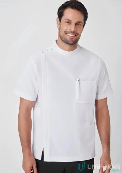 Man modeling Bizcare Men’s Essence white water repellent jacket with pockets