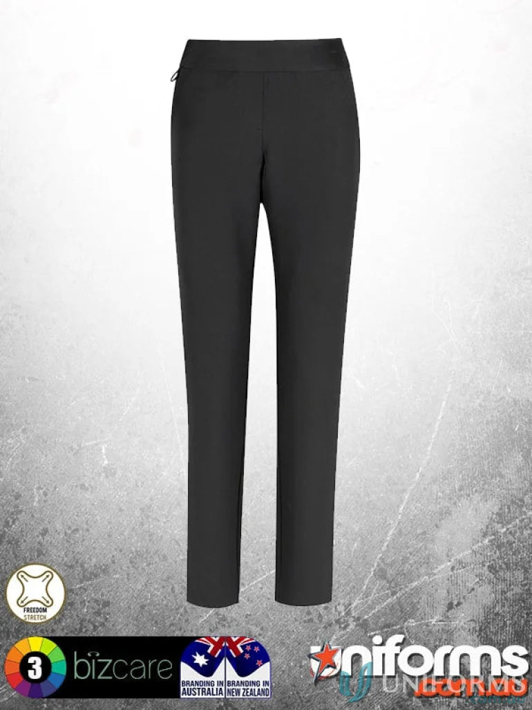 Black straight-leg Jane Stretch Pant from Bizcare Women’s cl041ll for a comfy, stylish look