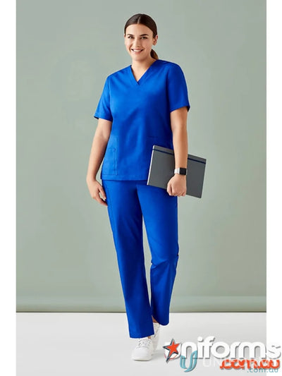 Blue Bizcare Women’s Tokyo Scrub Pant with CSP143LL elastic waistband and comfortable fit
