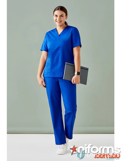 Blue Bizcare Women’s Tokyo Scrub Pant with CSP143LL elastic waistband and comfortable fit