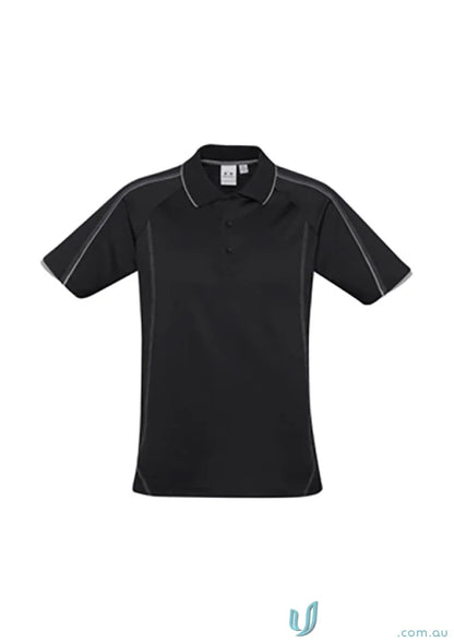 Blade Polo from Biz Collection Blade with black and white trim for smart casual style