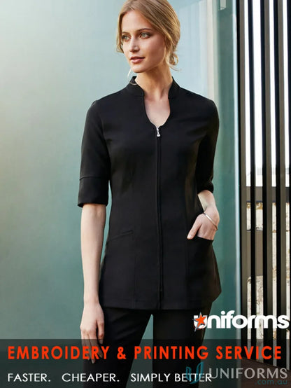 Women’s Bliss Tunic in stretch fabric with Dupont Teflon stain release for easy wear