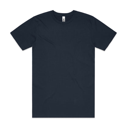 Black v-neck t-shirt with short sleeves and a ribbed neckline.