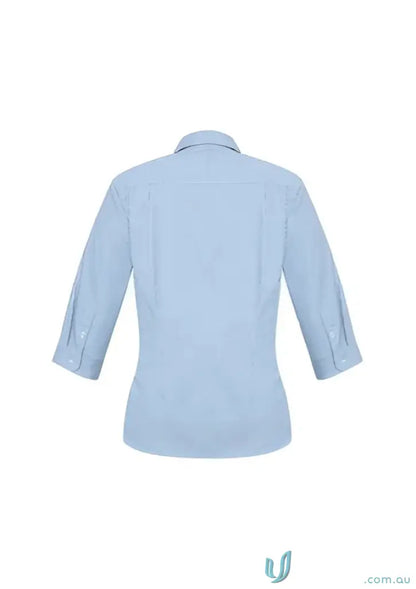 Light blue Boronia Ladies 3Q Shirt, perfect for ladies Ellison Shirt style from Biz Collection Ladies
