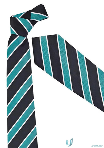 Boulevard Contrast Stripe Tie featuring a stylish striped contrast stripe tie design