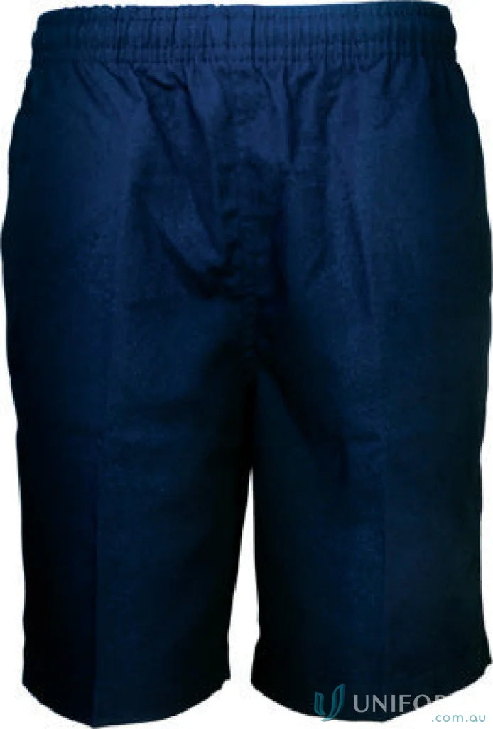 Navy blue elastic waist boys school shorts perfect for boys school uniforms