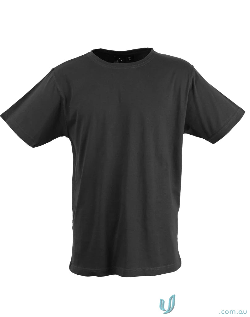 Plain black Braybrook Unisex Tee, the perfect budget unisex tee for any vibe