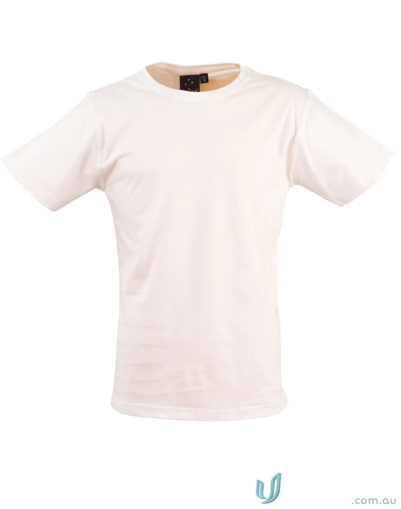 Plain white Braybrook Unisex Tee, a budget unisex tee perfect for everyday wear