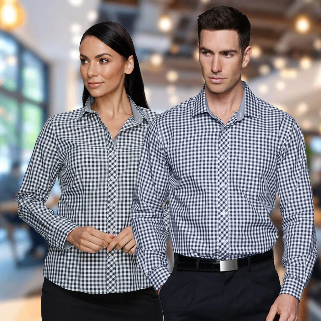 Brighton LS Shirt with fashionable check design