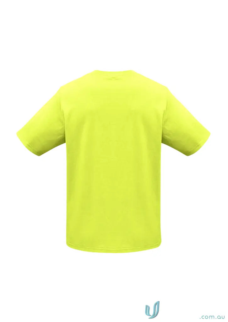Brightport Tee ice tee in neon yellow from Biz Collection, short-sleeved crew-neck shirt
