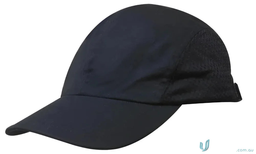 Dark blue baseball cap from Brushed Cotton Running Cap, perfect for uniforms or workwear