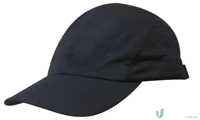 Dark blue baseball cap from Brushed Cotton Running Cap, perfect for uniforms or workwear