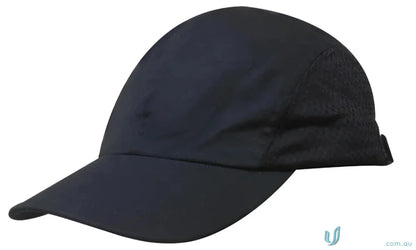 Dark blue baseball cap from Brushed Cotton Running Cap, perfect for uniforms or workwear