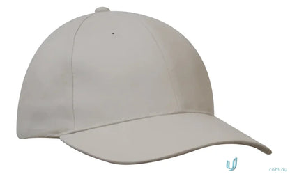 Beige brushed cotton cap with contrasting peak from Brushed Heavy Cotton Cap collection