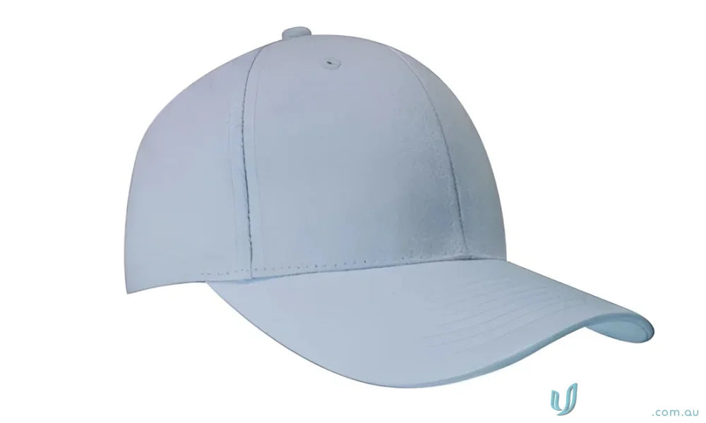 Light blue brushed cotton cap with contrasting peak from Brushed Heavy Cotton Cap collection