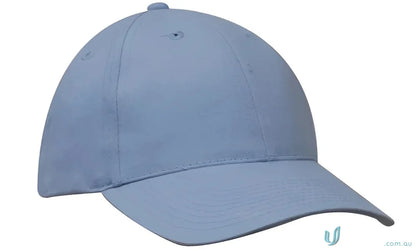 Light blue brushed cotton cap with contrasting peak from Brushed Heavy Cotton Cap collection