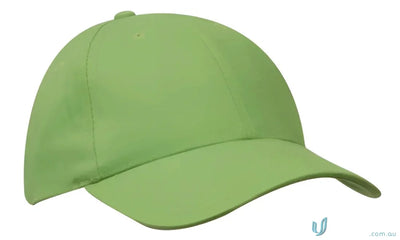 Light green brushed cotton cap with contrasting peak from Brushed Heavy Cotton Cap collection