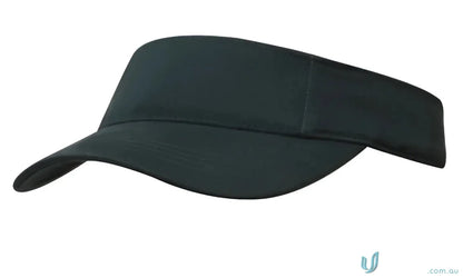 Dark-colored sun visor perfect for workwear and uniforms in Brushed Heavy Cotton style