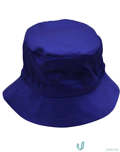 Blue spirit bucket hat with sun protection soft brim from Winning Spirit Bucket Hat collection